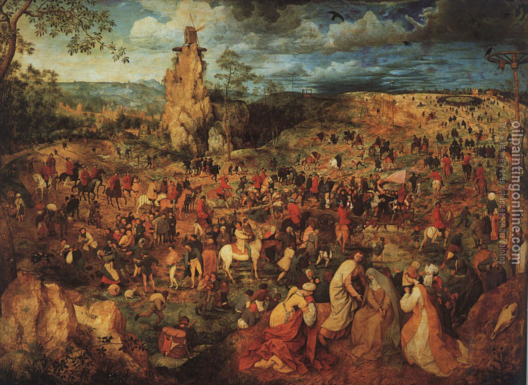Bruegel, Pieter the Elder - The Procession to Calvary